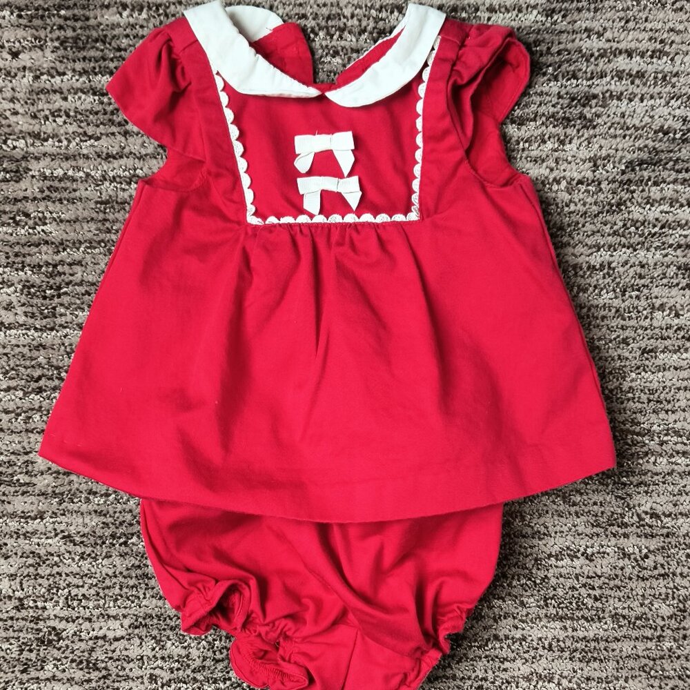 Janie and Jack Red dress set